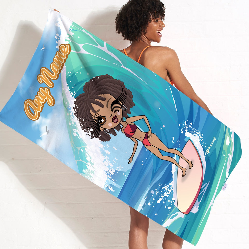 ClaireaBella Surfs Up Beach Towel