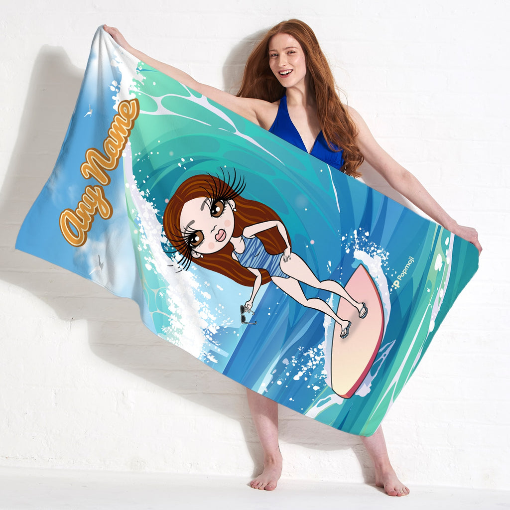 ClaireaBella Surfs Up Beach Towel