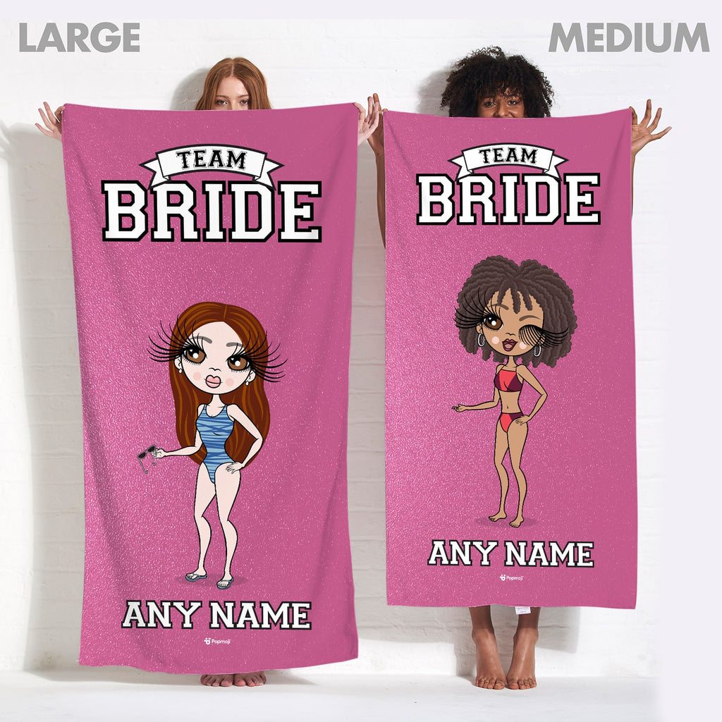 ClaireaBella Team Bride Beach Towel
