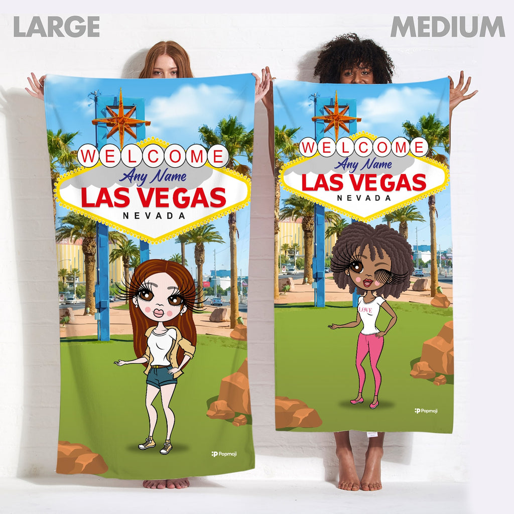 ClaireaBella Las Vegas Beach Towel