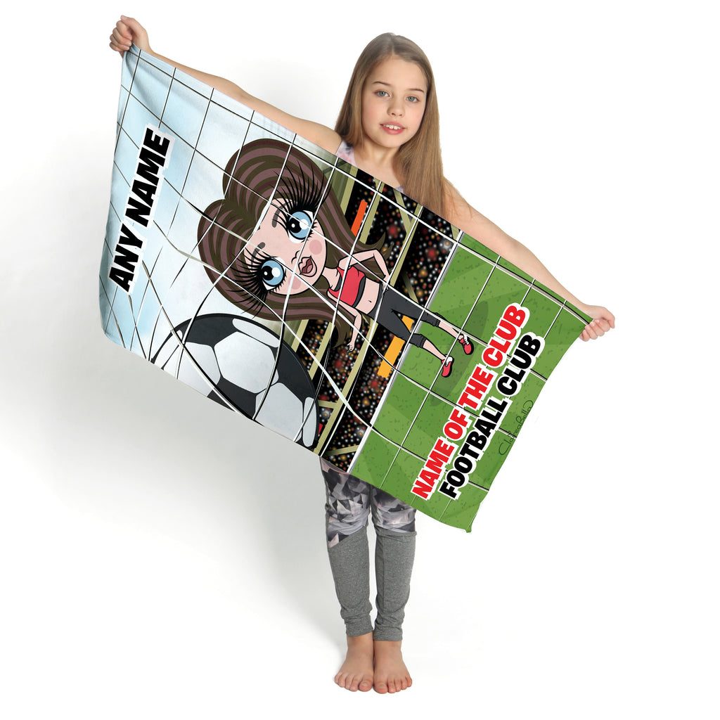 ClaireaBella Girls Football Gym Towel - Image 2