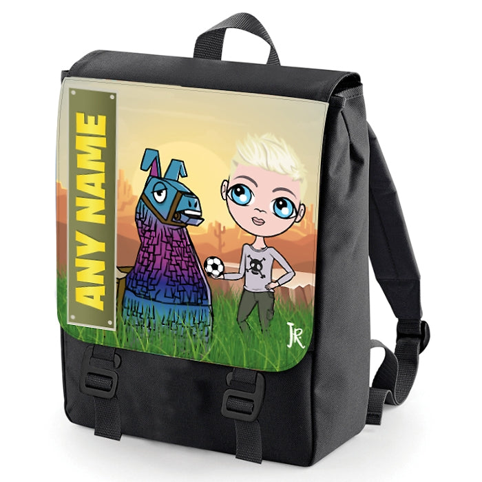 Jnr Boys Llama Looting Backpack - Image 2