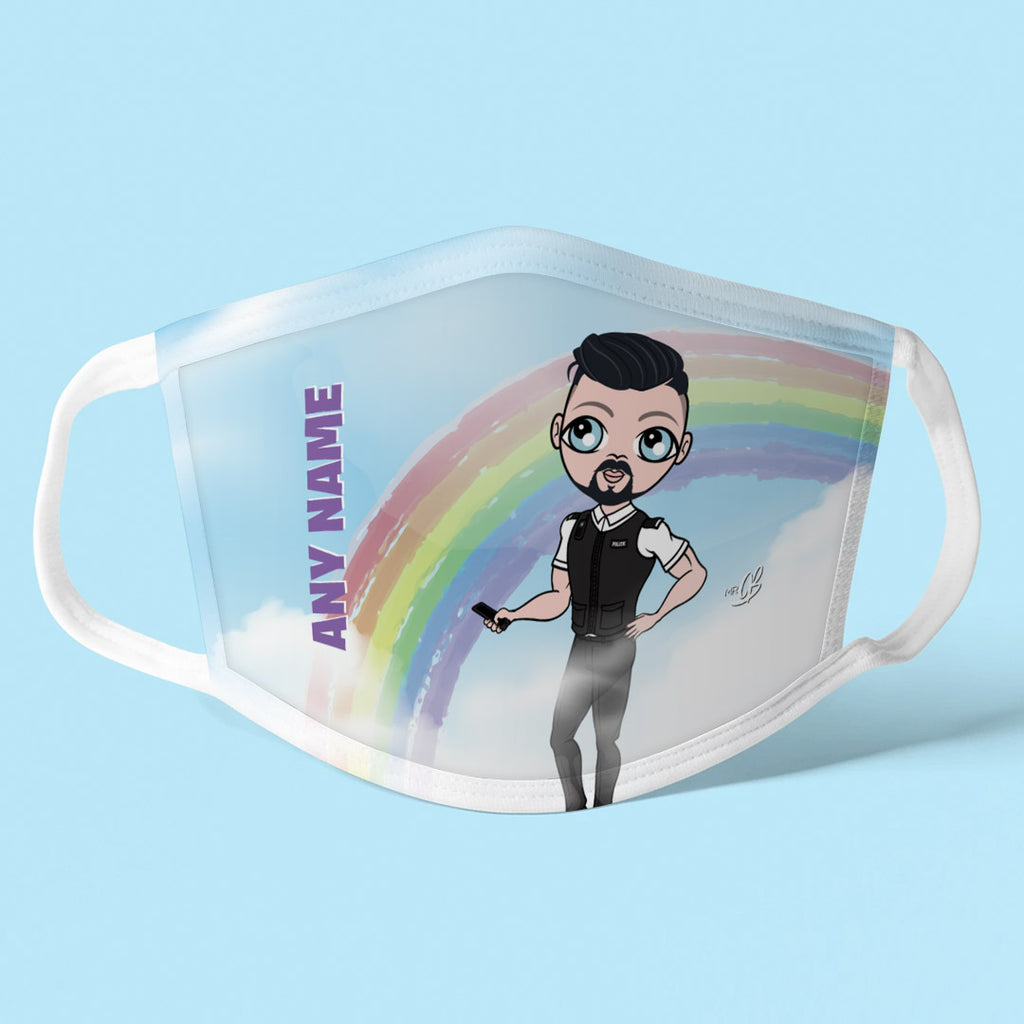 MrCB Personalised Rainbow Reusable Face Covering