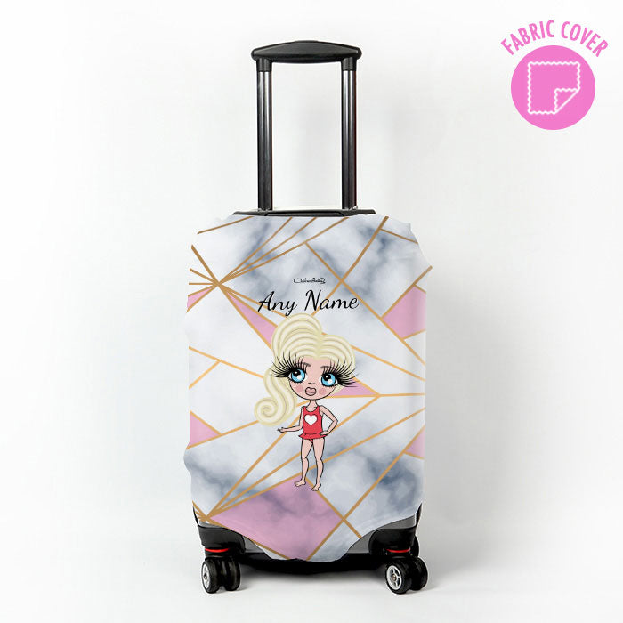ClaireaBella Girls Geo Suitcase Cover