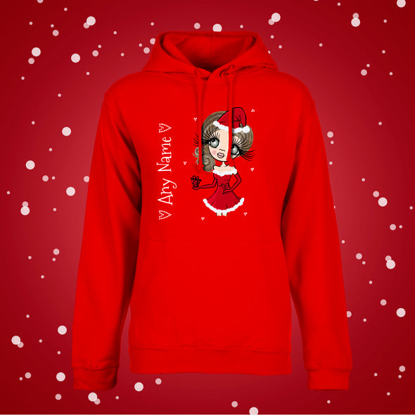 ClaireaBella Girls Christmas Hoodie - Image 2