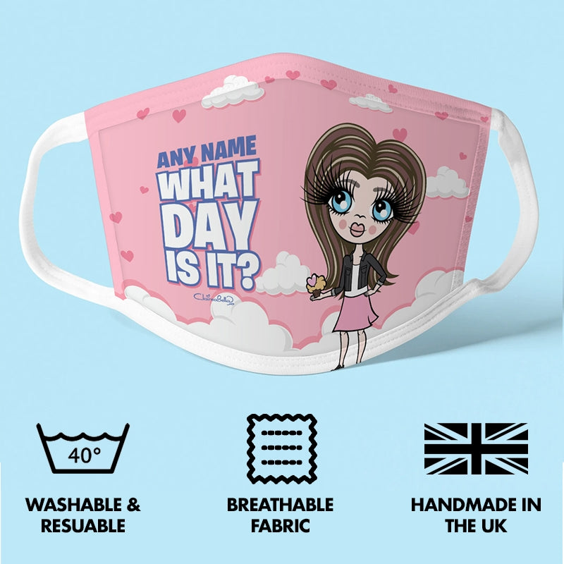 ClaireaBella Girls Personalised Day Reusable Face Covering - Image 3
