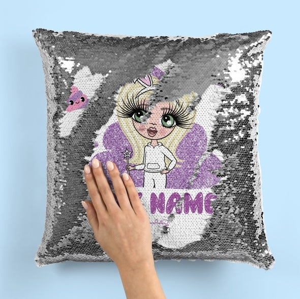 ClaireaBella Girls Poop Emoji Sequin Cushion - Image 5
