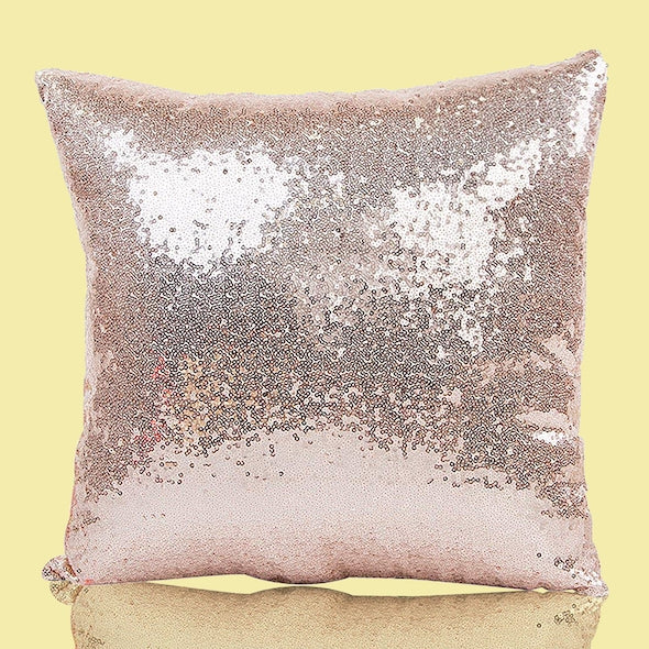 ClaireaBella Girls Rainbow Sequin Cushion - Image 5