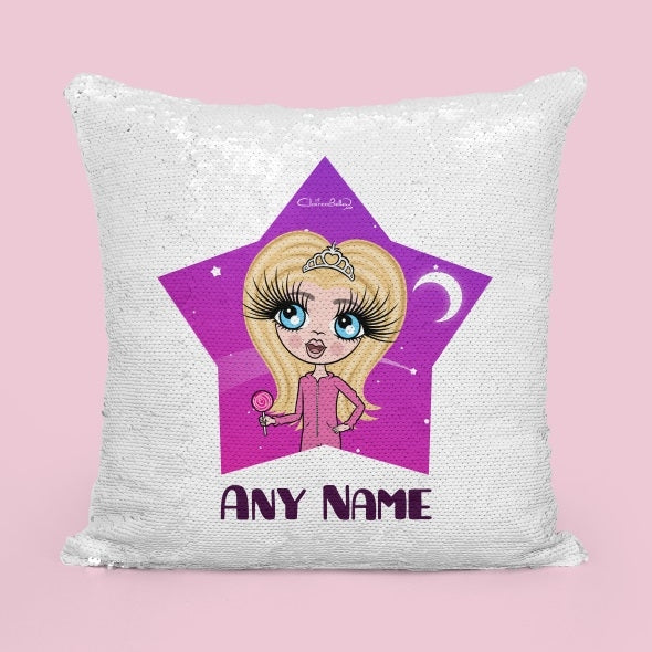 ClaireaBella Girls Star Bright Sequin Cushion - Image 3