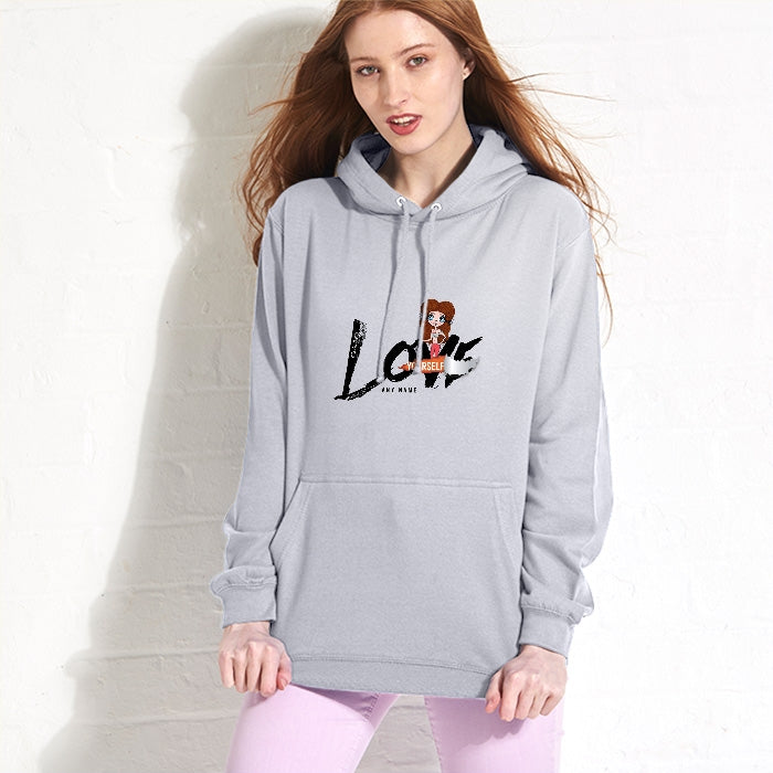 ClaireaBella Black Love Yourself Hoodie - Image 5