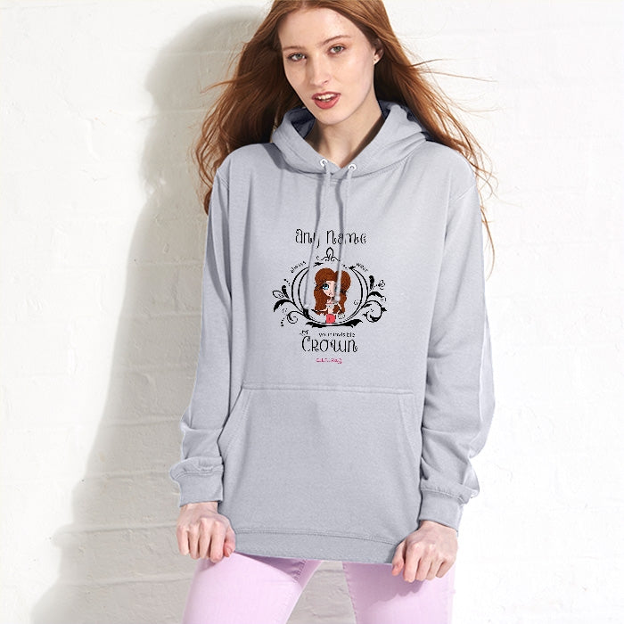 ClaireaBella Black Invisible Crown Hoodie - Image 2
