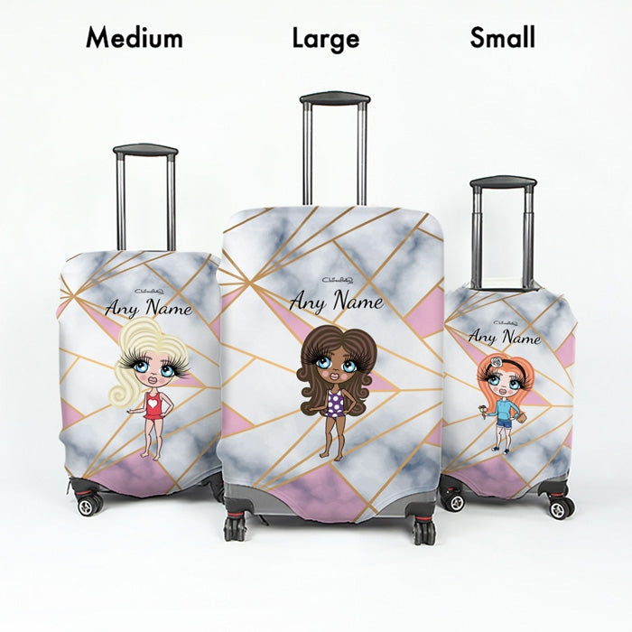 ClaireaBella Girls Geo Suitcase Cover - Image 5