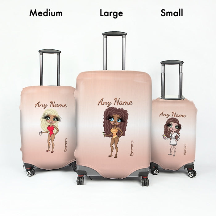 ClaireaBella Blush Suitcase Cover - Image 5
