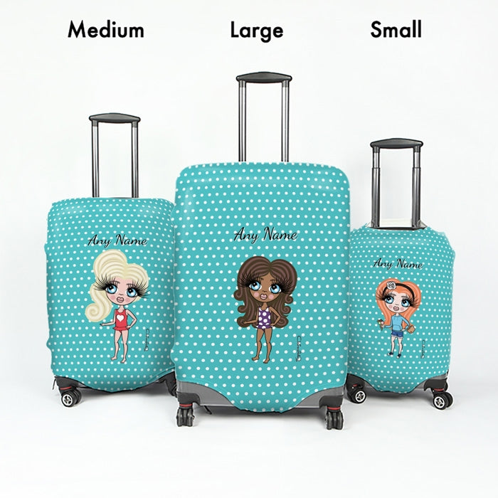 ClaireaBella Girls Polka Dot Suitcase Cover - Image 5