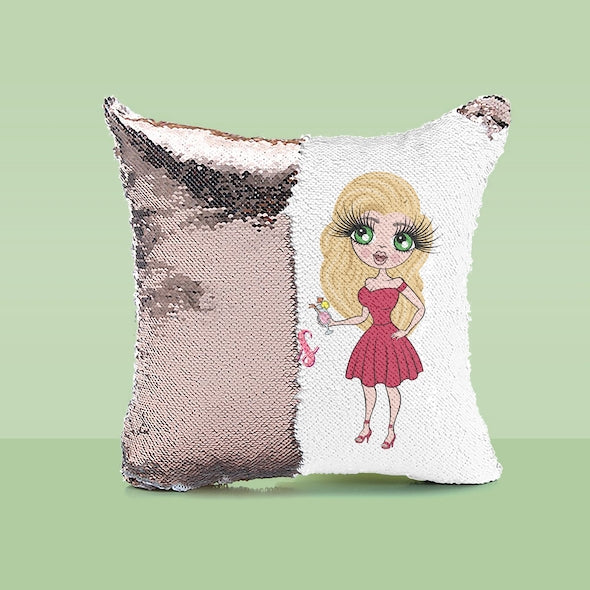 ClaireaBella Hello Gorgeous Sequin Cushion - Image 3