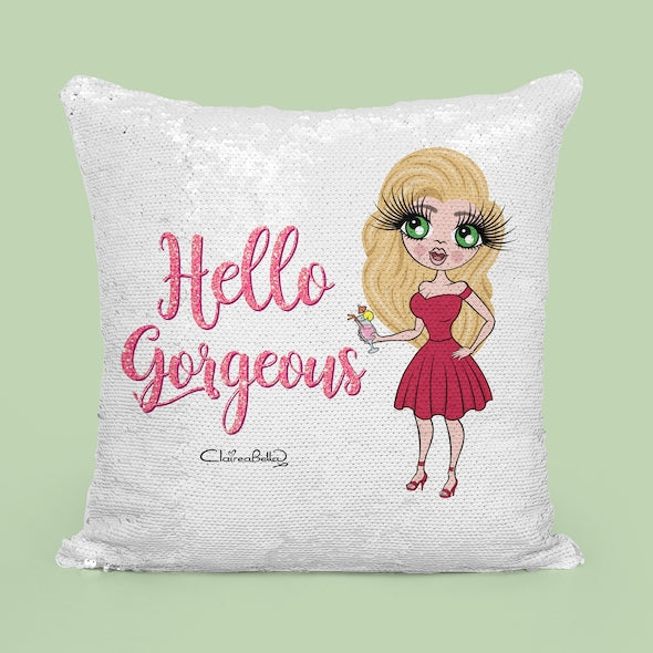 ClaireaBella Hello Gorgeous Sequin Cushion - Image 4