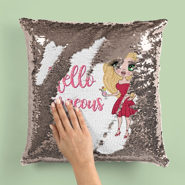 ClaireaBella Hello Gorgeous Sequin Cushion - Image 2