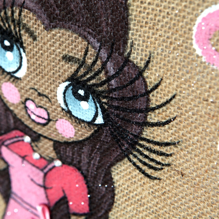 ClaireaBella Queen Of Clean Large Jute Bag - Image 3