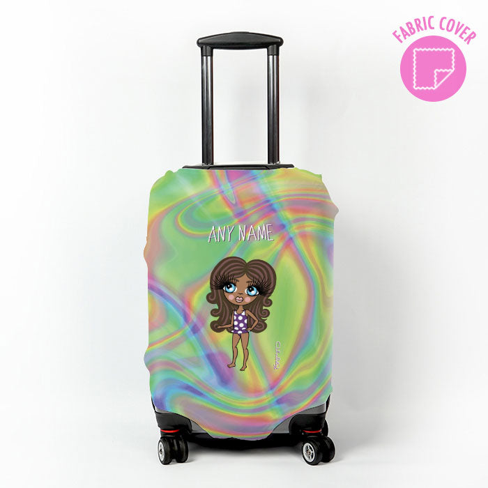 ClaireaBella Girls Hologram Suitcase Cover