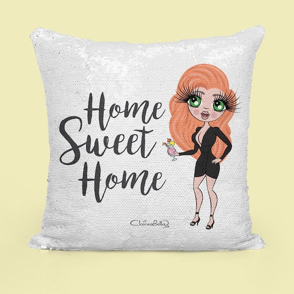 ClaireaBella Home Sweet Home Sequin Cushion - Image 4
