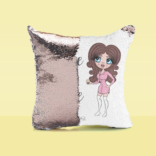 ClaireaBella Home Sweet Home Sequin Cushion - Image 3