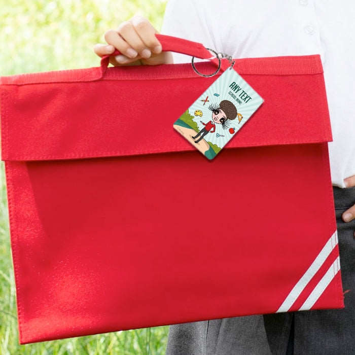 ClaireaBella Girls Personalised Keyring & Book Bag Bundle - Image 4