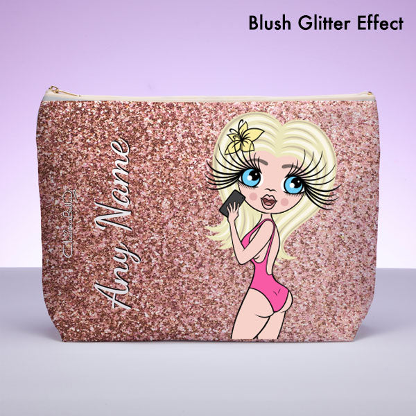 ClaireaBella Selfie Glitter Effect Wash Bag - Image 2