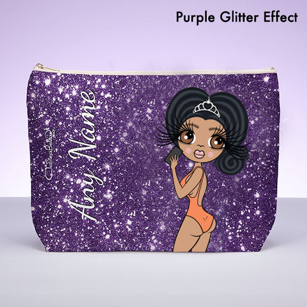 ClaireaBella Selfie Glitter Effect Wash Bag - Image 5