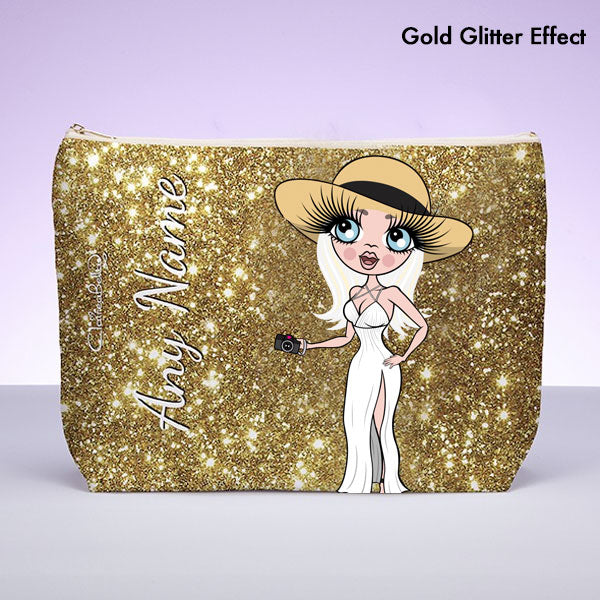 ClaireaBella Glitter Effect Wash Bag - Image 5