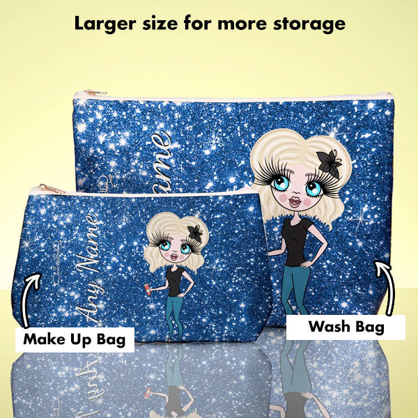ClaireaBella Glitter Effect Wash Bag - Image 7