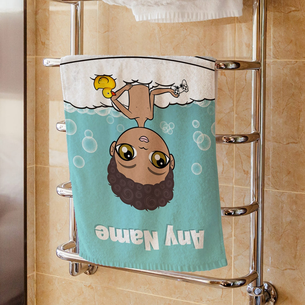Jnr Boys Bath Time Hand Towel - Image 1