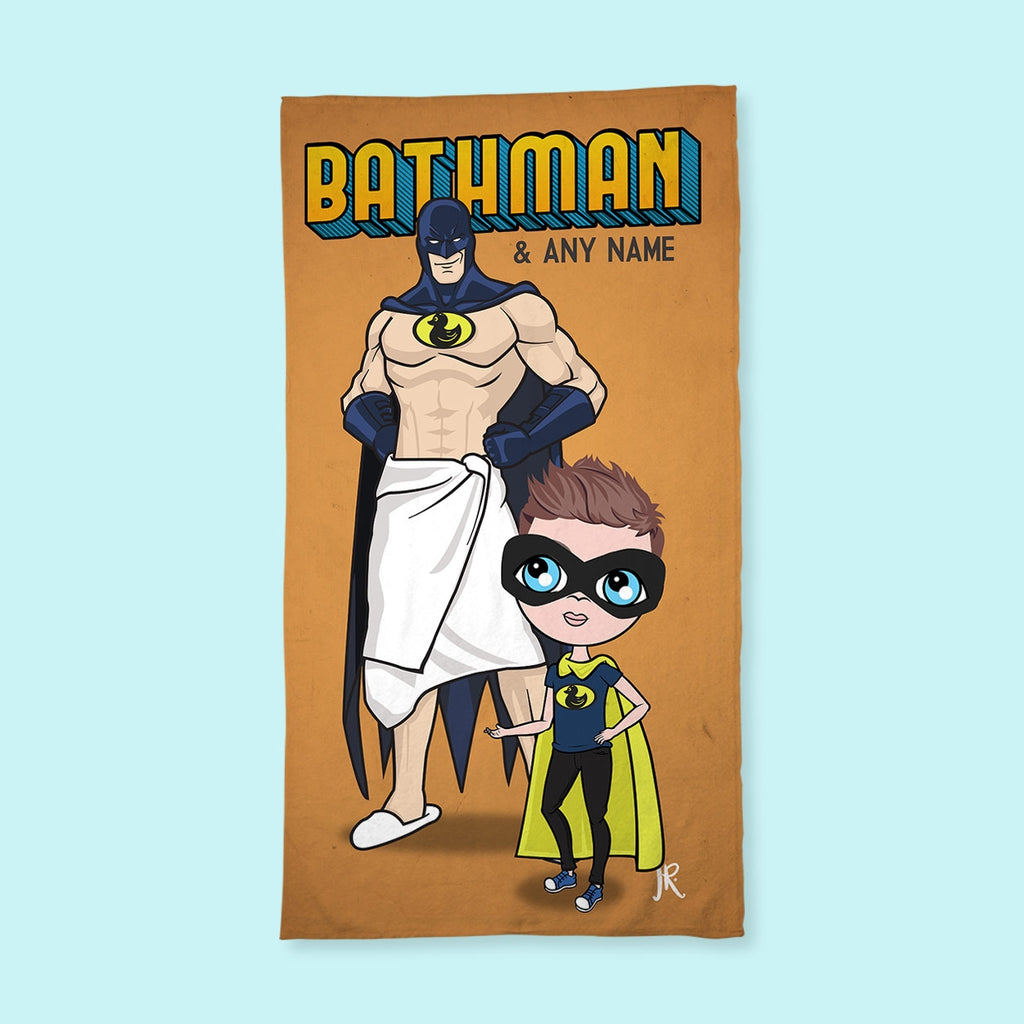 Jnr Boys Bathman Hand Towel - Image 4