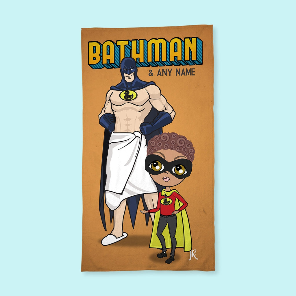 Jnr Boys Bathman Hand Towel - Image 2
