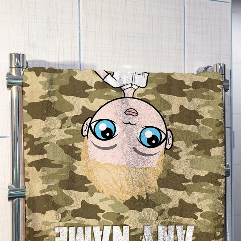Jnr Boys Camouflage Hand Towel - Image 4