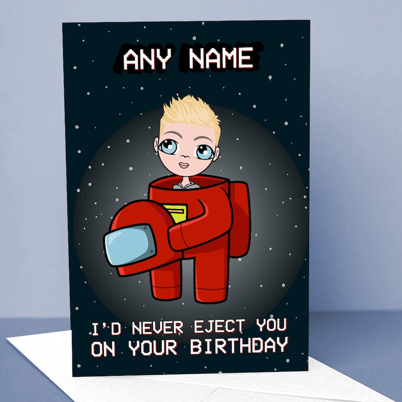 Jnr Boys Never Eject You Birthday Card - Image 1