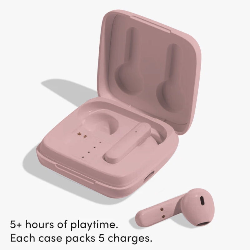 Jnr Boys Limited Edition Pink Wireless Touch Earphones - Image 4