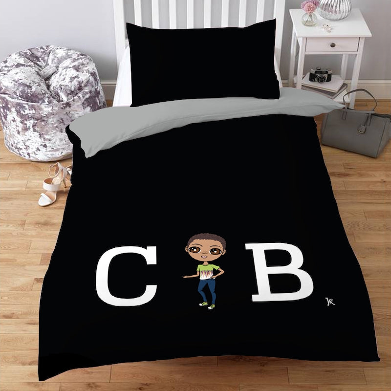 Jnr Boys The LUX Collection Black Bedding - Image 1