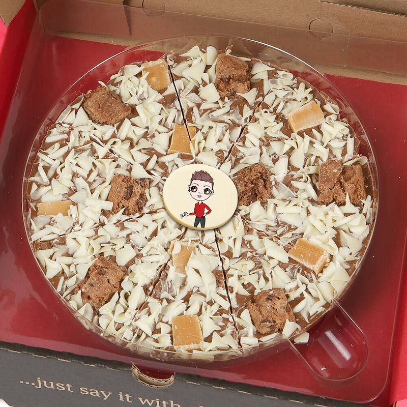 Jnr Boys Personalised Chocolate Pizza – Crunchy Munchy - Image 1