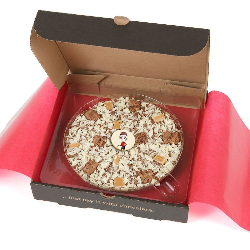 Jnr Boys Personalised Chocolate Pizza – Crunchy Munchy - Image 3