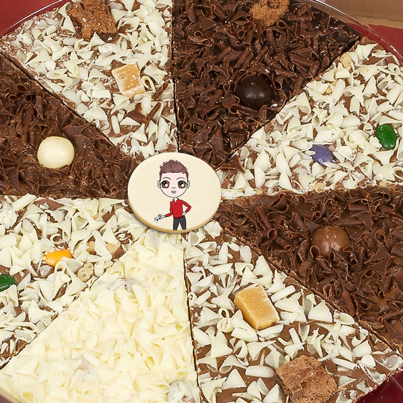 Jnr Boys Personalised Chocolate Pizza – Delicious Dilemma - Image 3