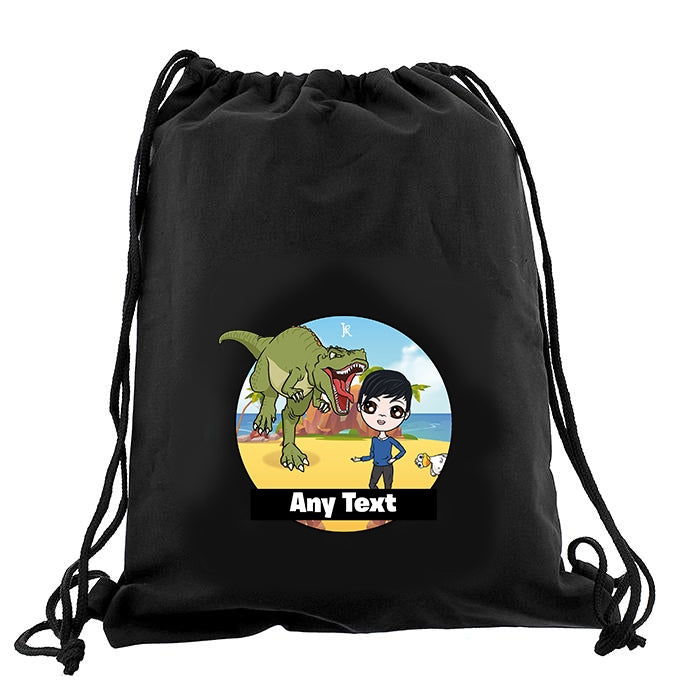 Jnr Boys Dino Drawstring Bag - Image 3