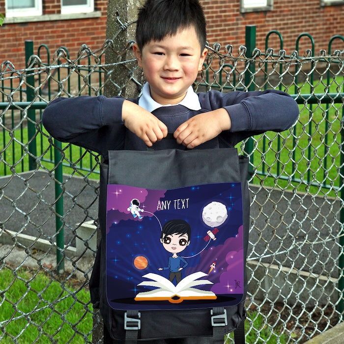 Jnr Boys Galaxy Space Backpack - Image 2