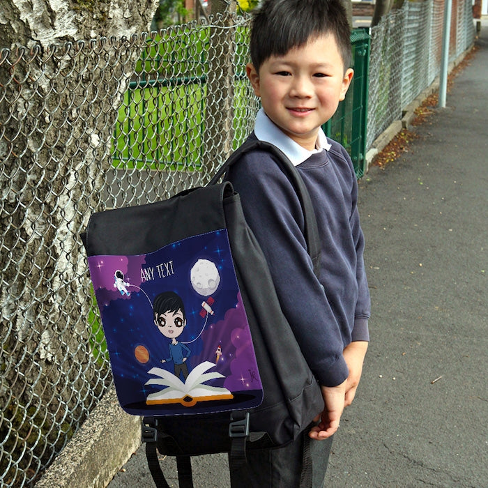 Jnr Boys Galaxy Space Backpack - Image 5