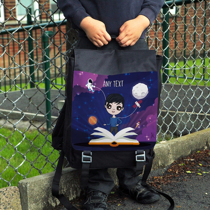 Jnr Boys Galaxy Space Backpack - Image 1