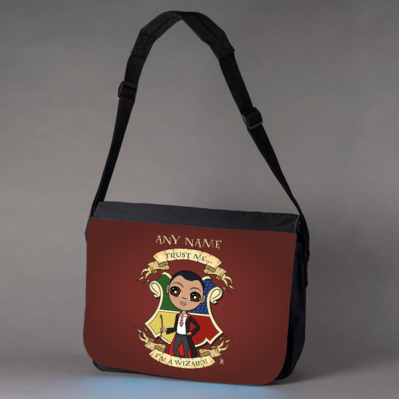 Jnr Boys Personalised Wizard Messenger Bag - Image 2