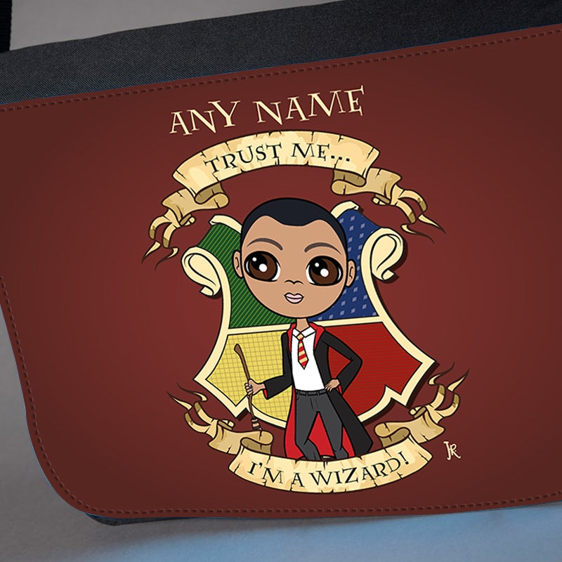 Jnr Boys Personalised Wizard Messenger Bag - Image 4