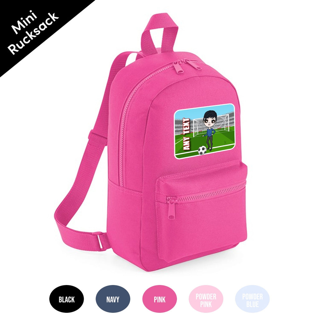 Jnr Boys Personalised Football Mini Rucksack - Image 4