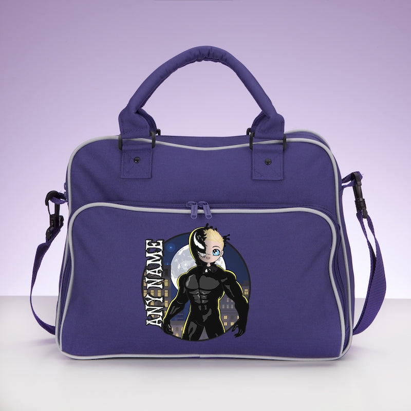 Jnr Boys Personalised Evil Symbiote Travel Bag - Image 4