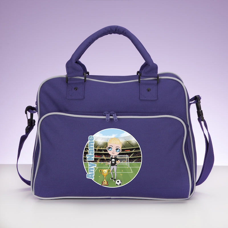 Jnr Boys Personalised Football Champ Travel Bag - Image 1
