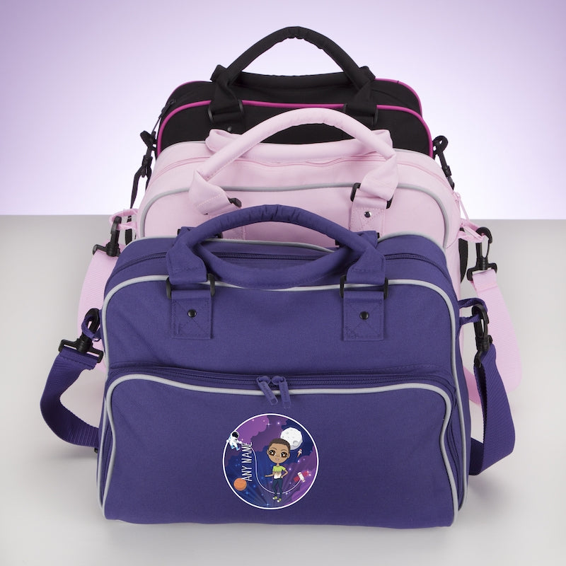 Jnr Boys Personalised Galaxy Travel Bag - Image 3